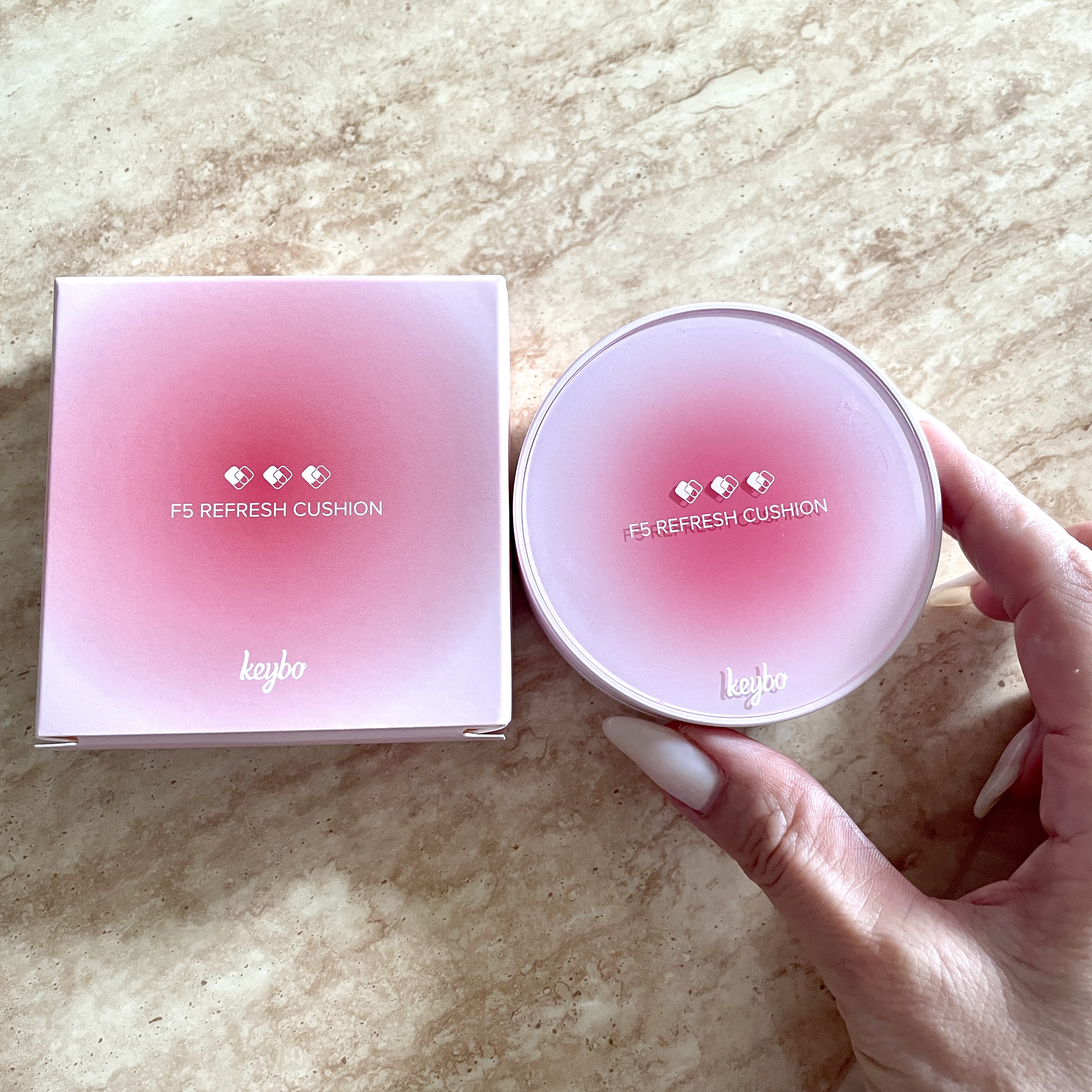 F5 リフレッシュクッション/keybo/クッションファンデーションを使ったクチコミ（1枚目）