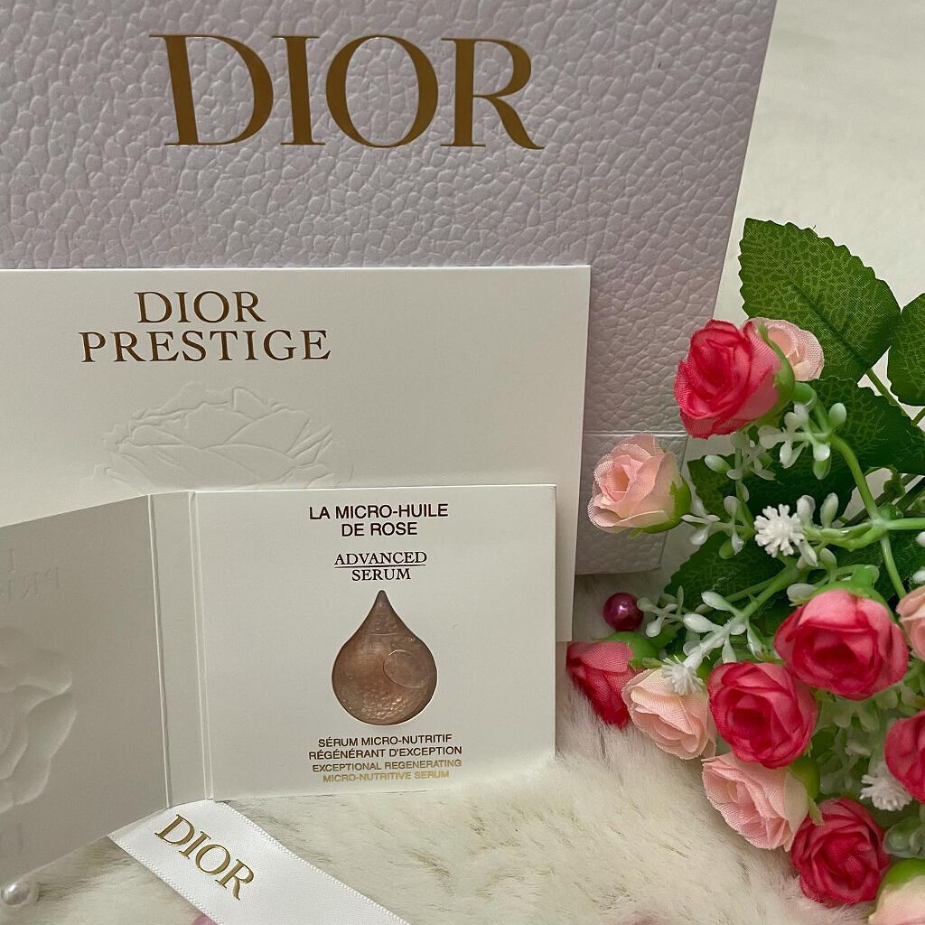 プレステージ マイクロ ユイル ド ローズ セラム/Dior/美容液を使ったクチコミ(2枚目)