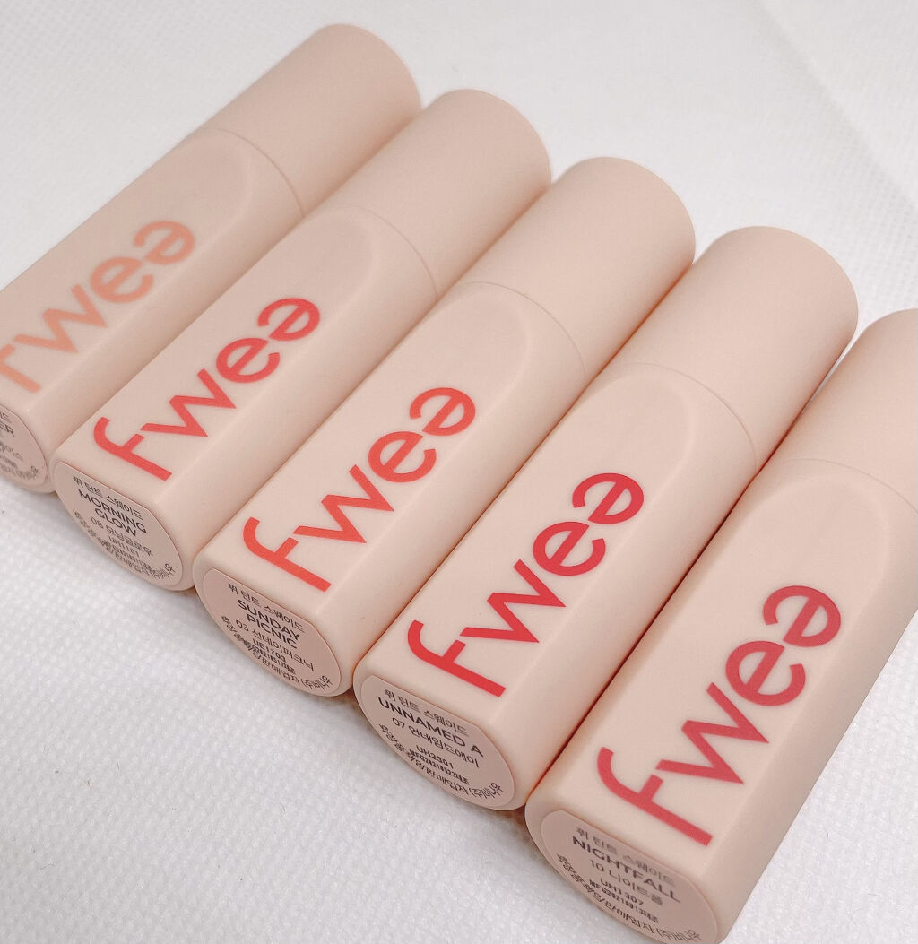 フィーティントスエード/fwee/リップティントを使ったクチコミ（1枚目）