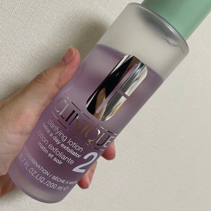 クラリファイング ローション 2/CLINIQUE/拭き取り化粧水を使ったクチコミ(1枚目)