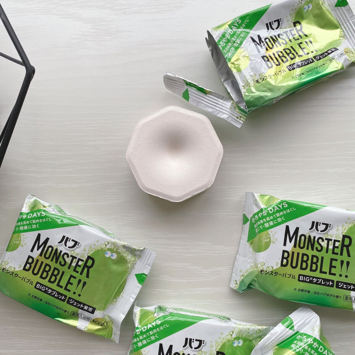 モンスターバブル かろやかDAYS /バブ/炭酸系入浴剤を使ったクチコミ(2枚目)