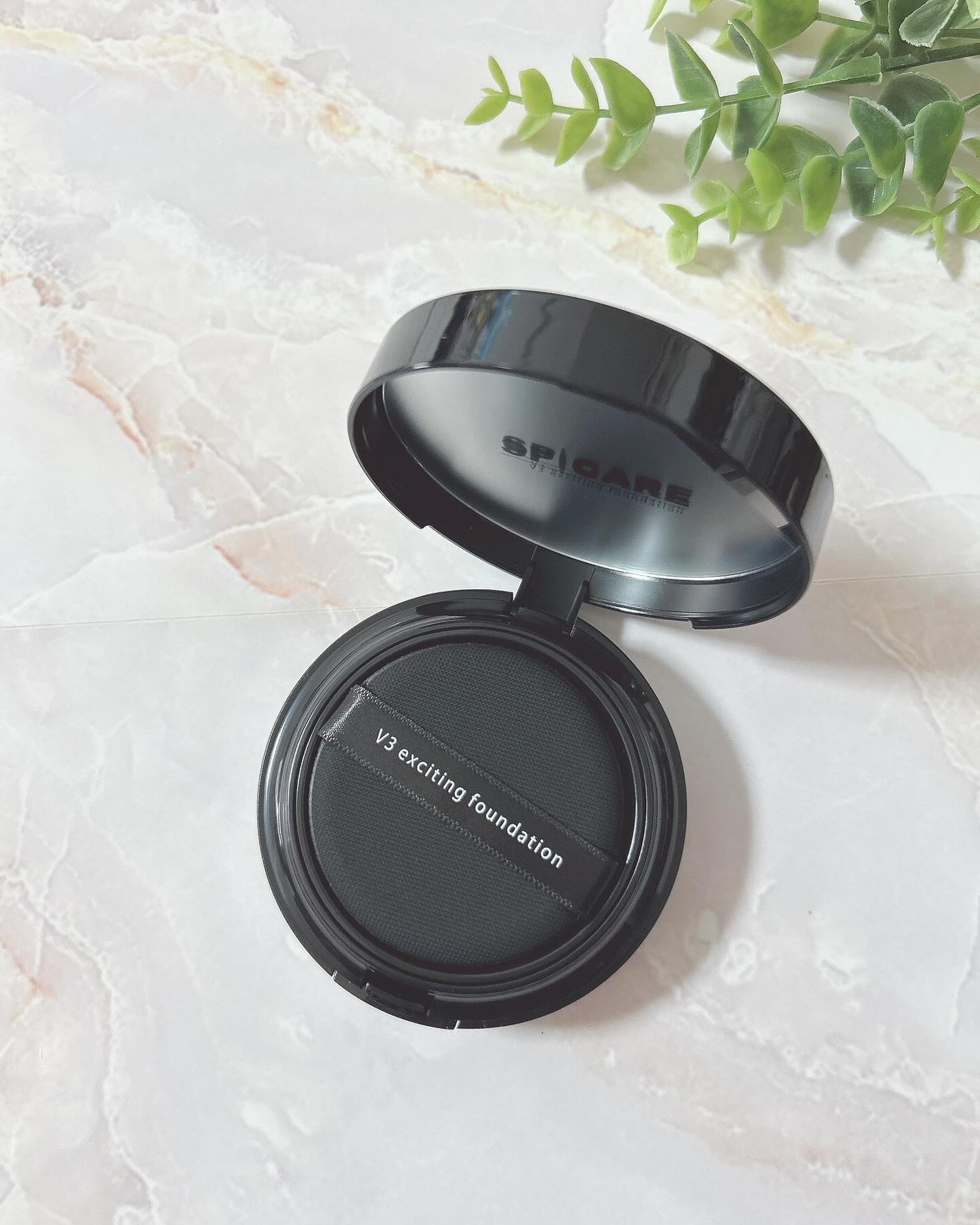 V3 エキサイティングファンデーション/SPICARE/クッションファンデーションを使ったクチコミ(2枚目)