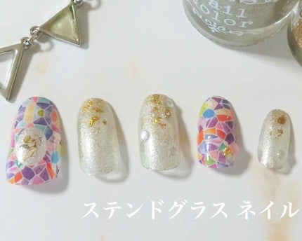 しずくネイルシール/キャンドゥ/ネイルシールを使ったクチコミ(1枚目)