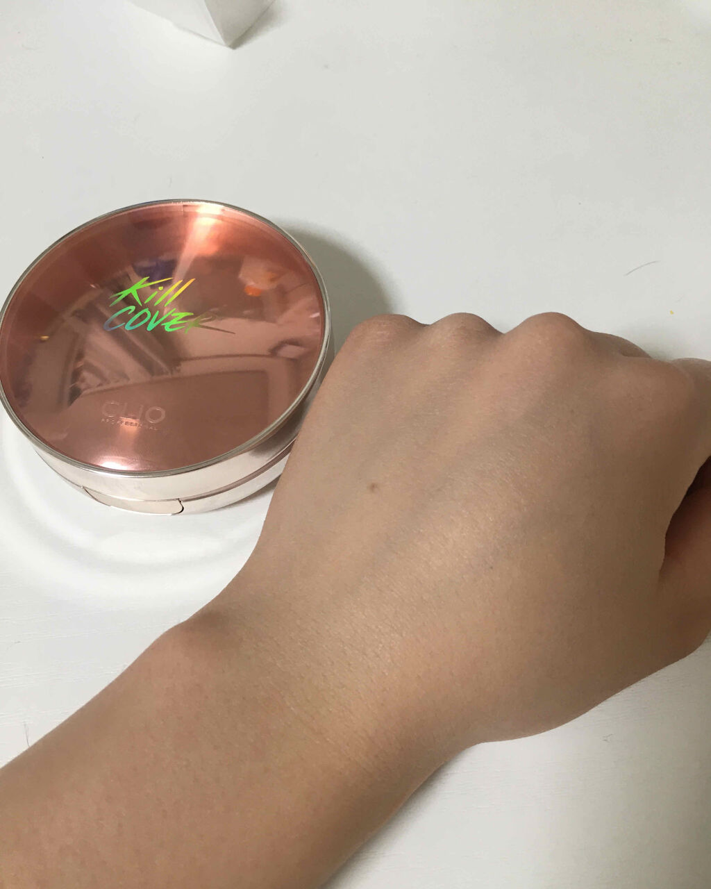 キル カバー ファンウェア クッション エックスピー/CLIO/クッションファンデーションを使ったクチコミ（3枚目）