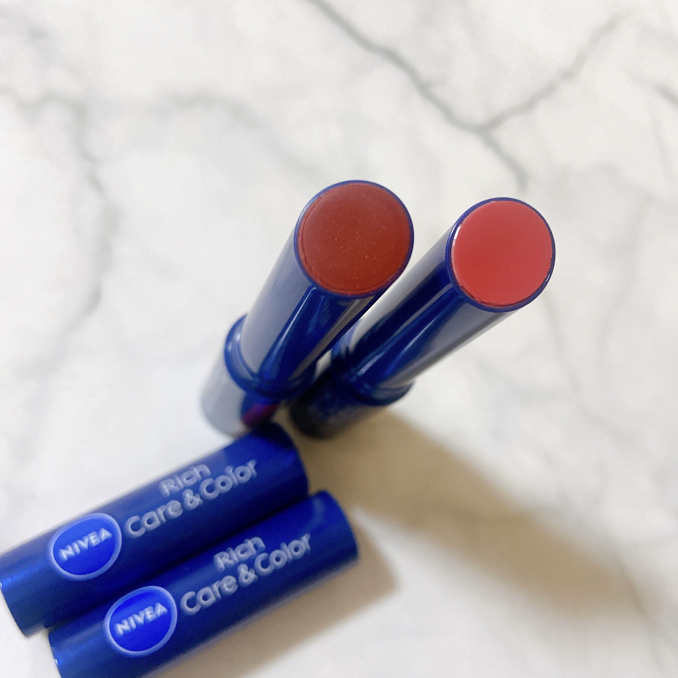 ニベア リッチケア＆カラーリップ/ニベア/リップクリームを使ったクチコミ（3枚目）