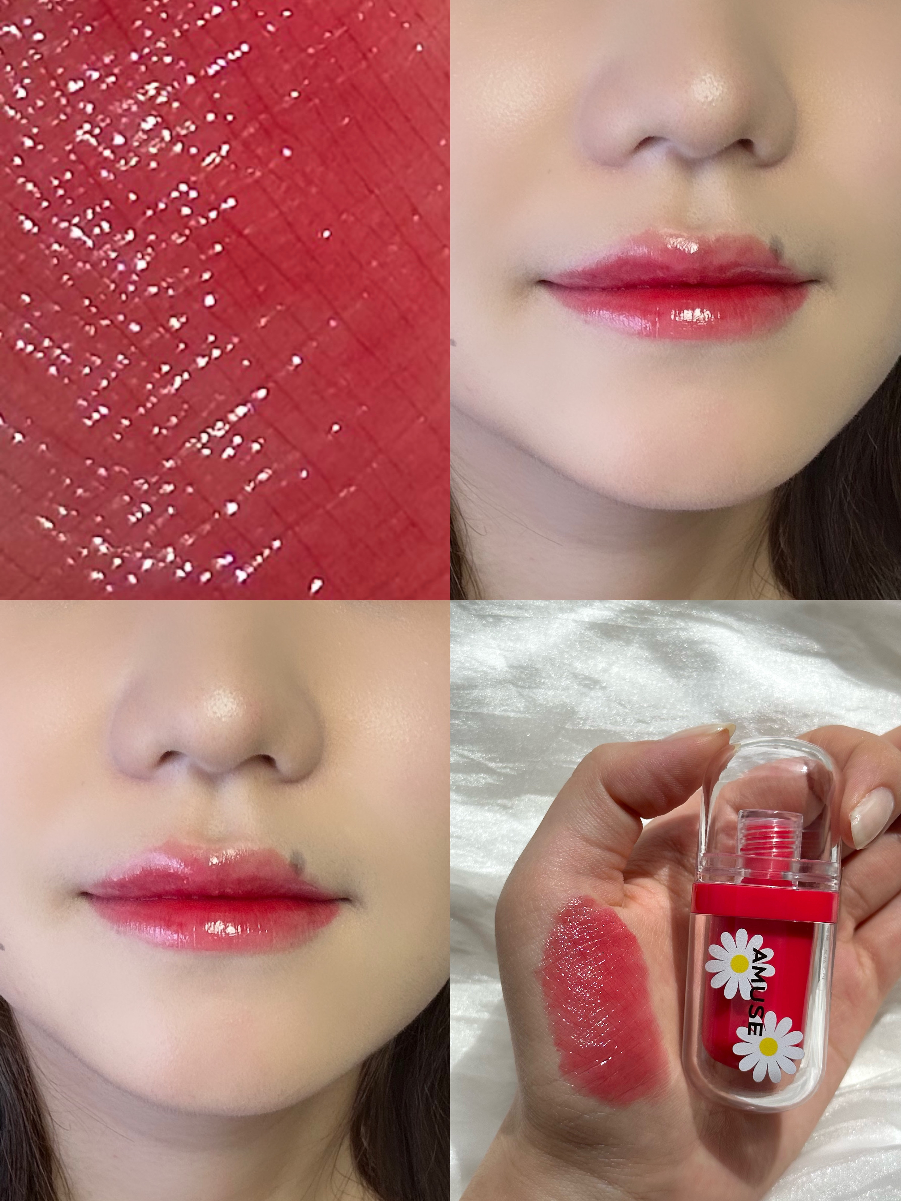 ジェルフィットティント/AMUSE/リップティントを使ったクチコミ（2枚目）