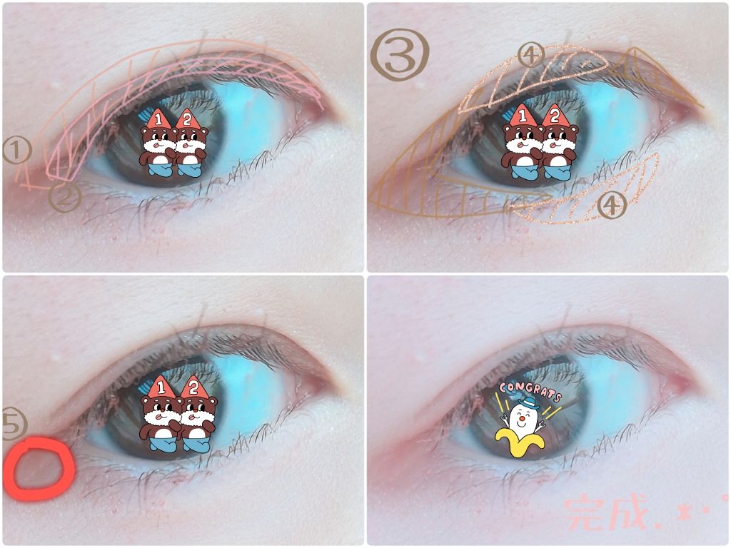 トーンアップアイシャドウ/CEZANNE/アイシャドウパレットを使ったクチコミ（3枚目）