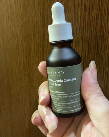 MARY&MAY Houttuynia Cordata + Tea Tree Serumのクチコミ「MARY&MAY様より商品を提供いただき、ただいまモニター中です。

こちらはマスク後に使う美.....」（2枚目）