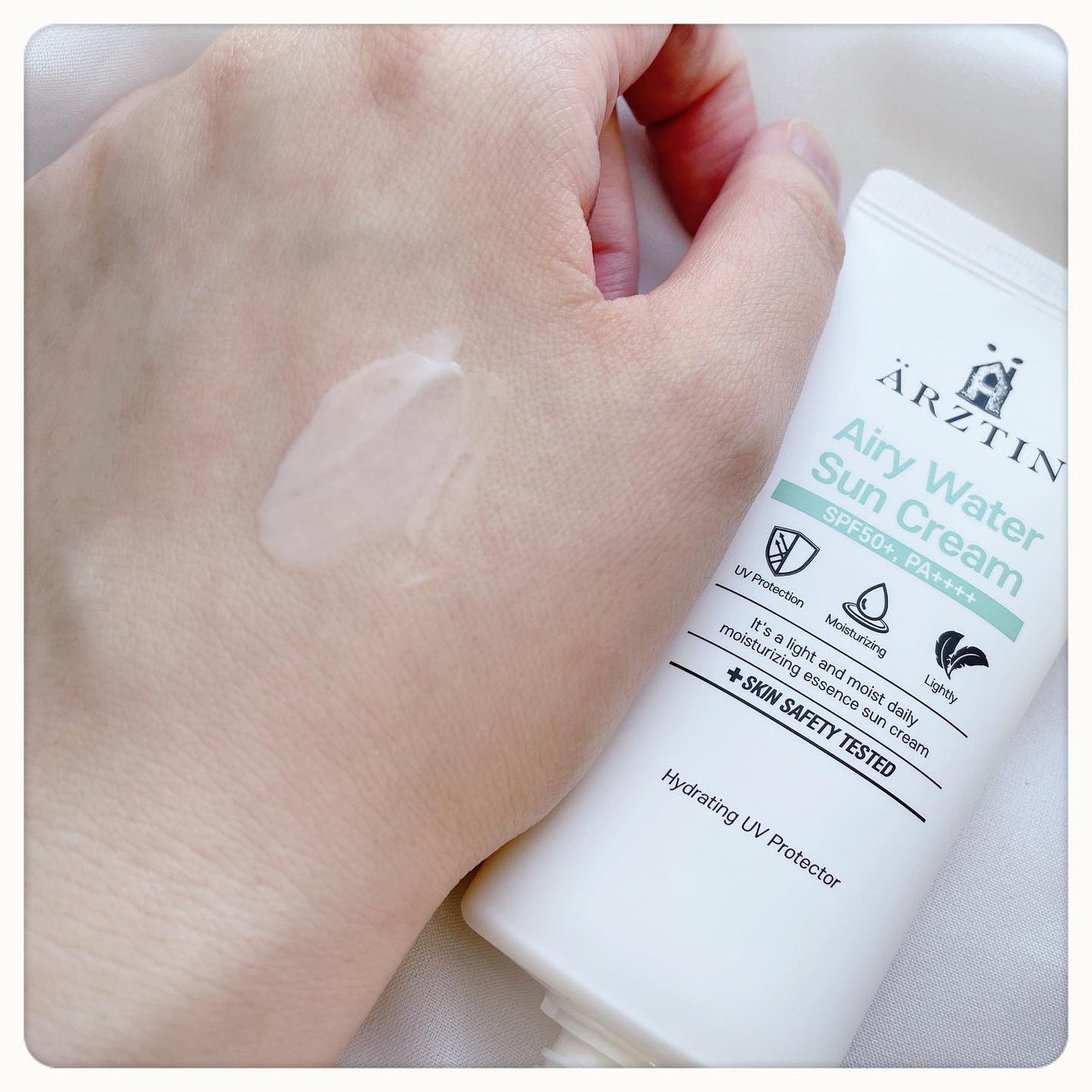 エアリーウォーターサンクリーム/エルツティン/日焼け止めクリームを使ったクチコミ(4枚目)