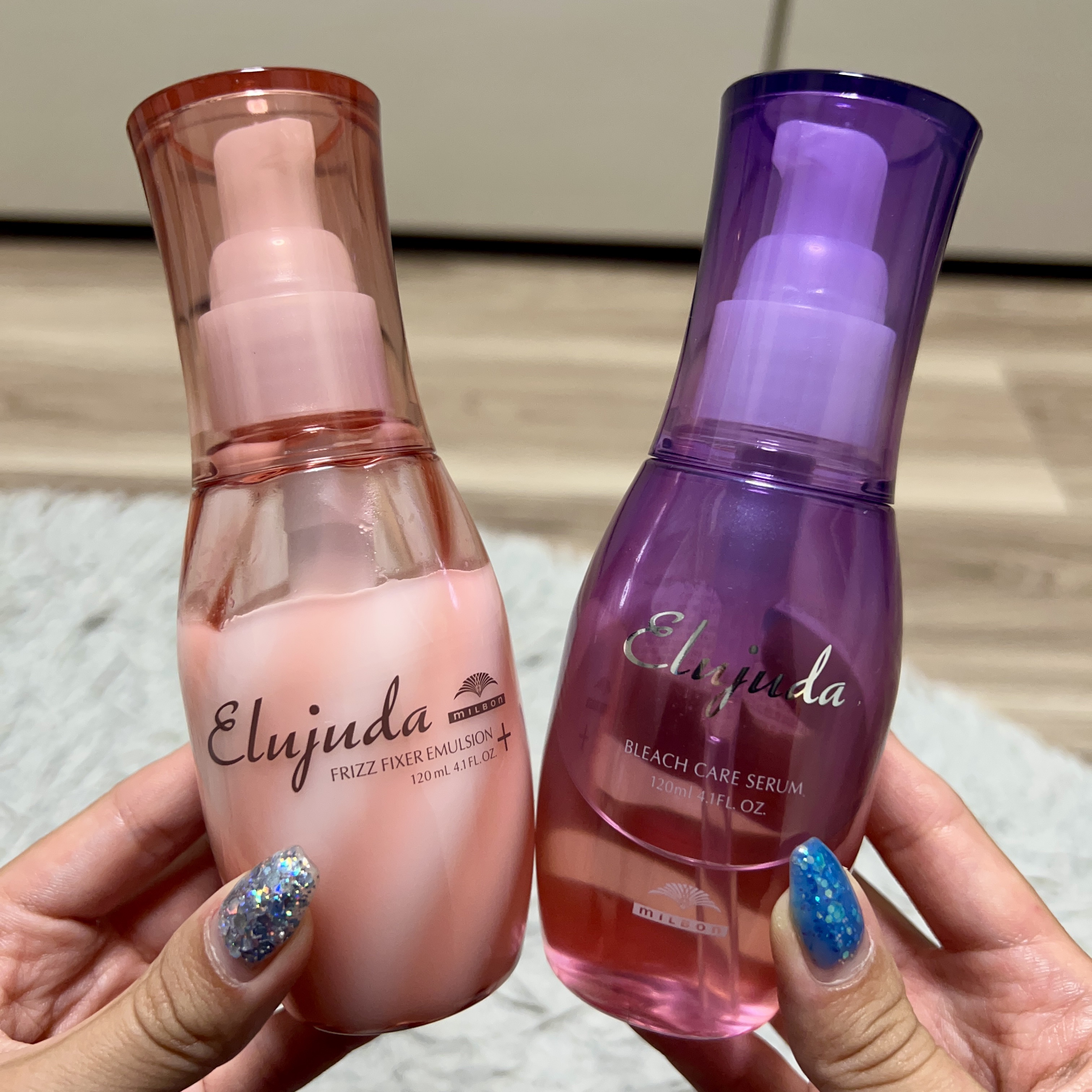 エルジューダ フリッズフィクサー エマルジョン＋/ミルボン/ヘアミルクを使ったクチコミ（1枚目）