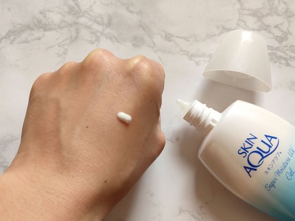 スキンアクア スーパーモイスチャージェル/スキンアクア/日焼け止めジェルを使ったクチコミ(3枚目)