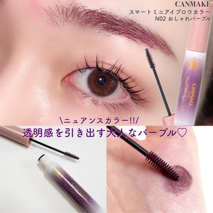 スマートミニアイブロウカラー/キャンメイク/眉マスカラを使ったクチコミ(9枚目)