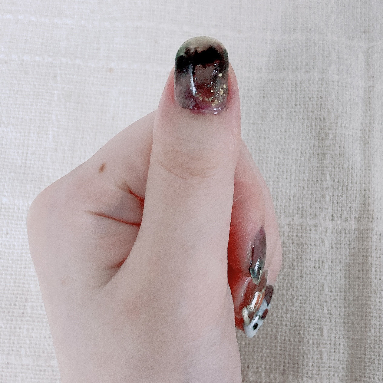 ミニネイル/パラドゥ/マニキュアを使ったクチコミ（2枚目）