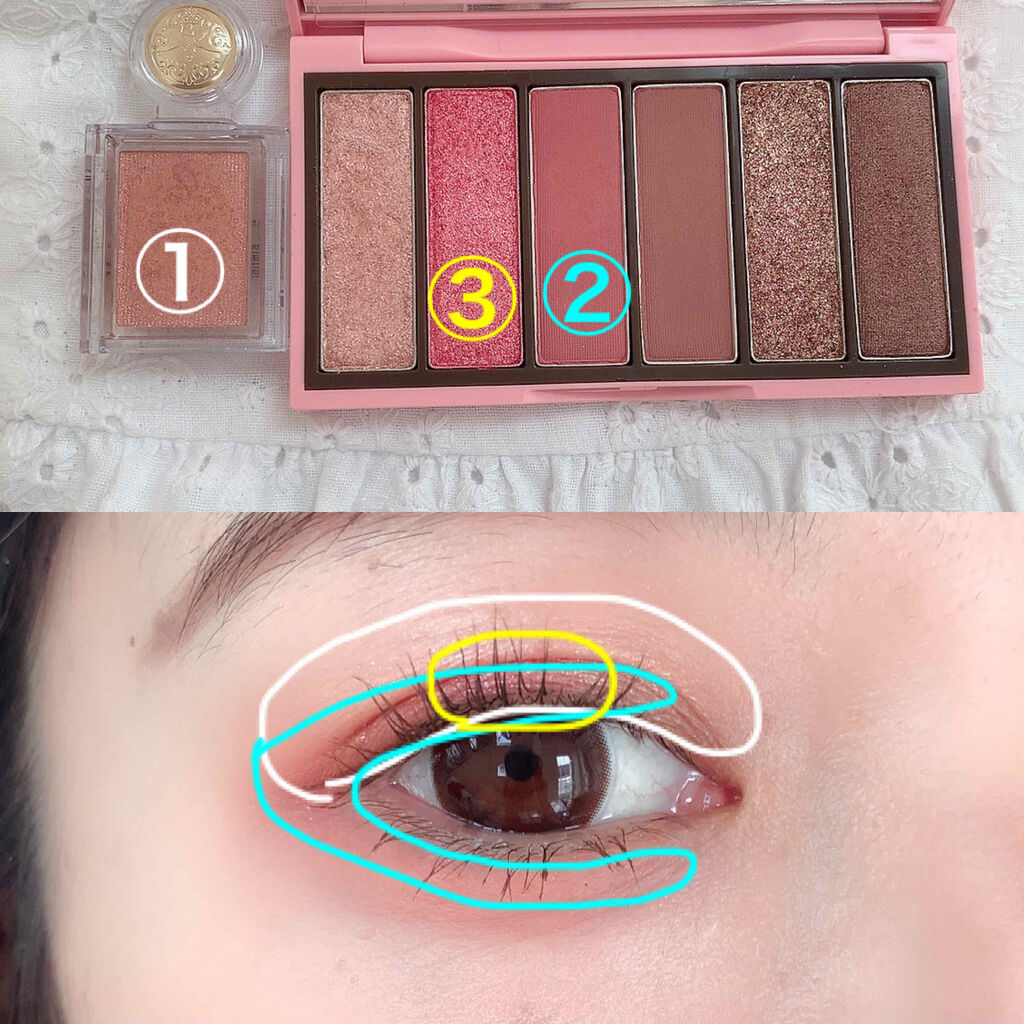 シャドーカスタマイズ/MAJOLICA MAJORCA/単色アイシャドウを使ったクチコミ（3枚目）