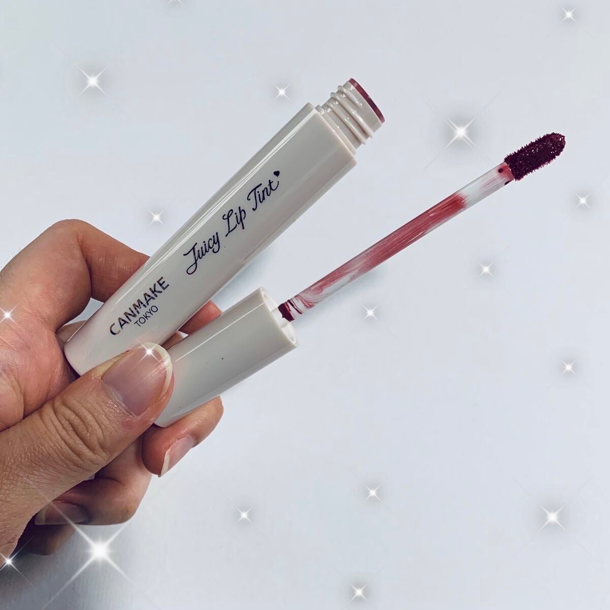 ジューシーリップティント/キャンメイク/口紅を使ったクチコミ(2枚目)