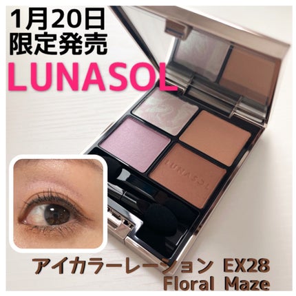 アイカラーレーション/LUNASOL/アイシャドウパレットを使ったクチコミ(1枚目)