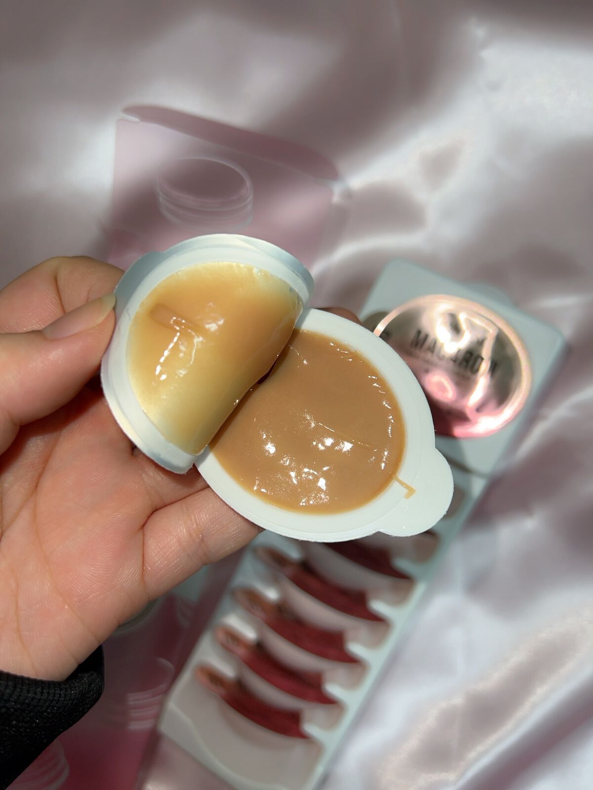 パンテーンマカロン ヘアマスク 色つやリッチ/パンテーン/ヘアマスク・ヘアパックを使ったクチコミ（3枚目）