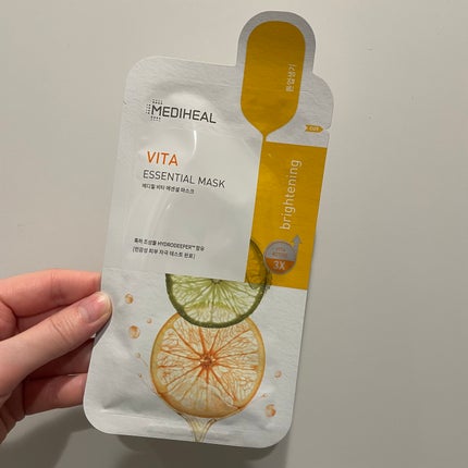 ビタミンC エッセンシャルマスククリアトーニング/MEDIHEAL/シートマスク・パックを使ったクチコミ(1枚目)