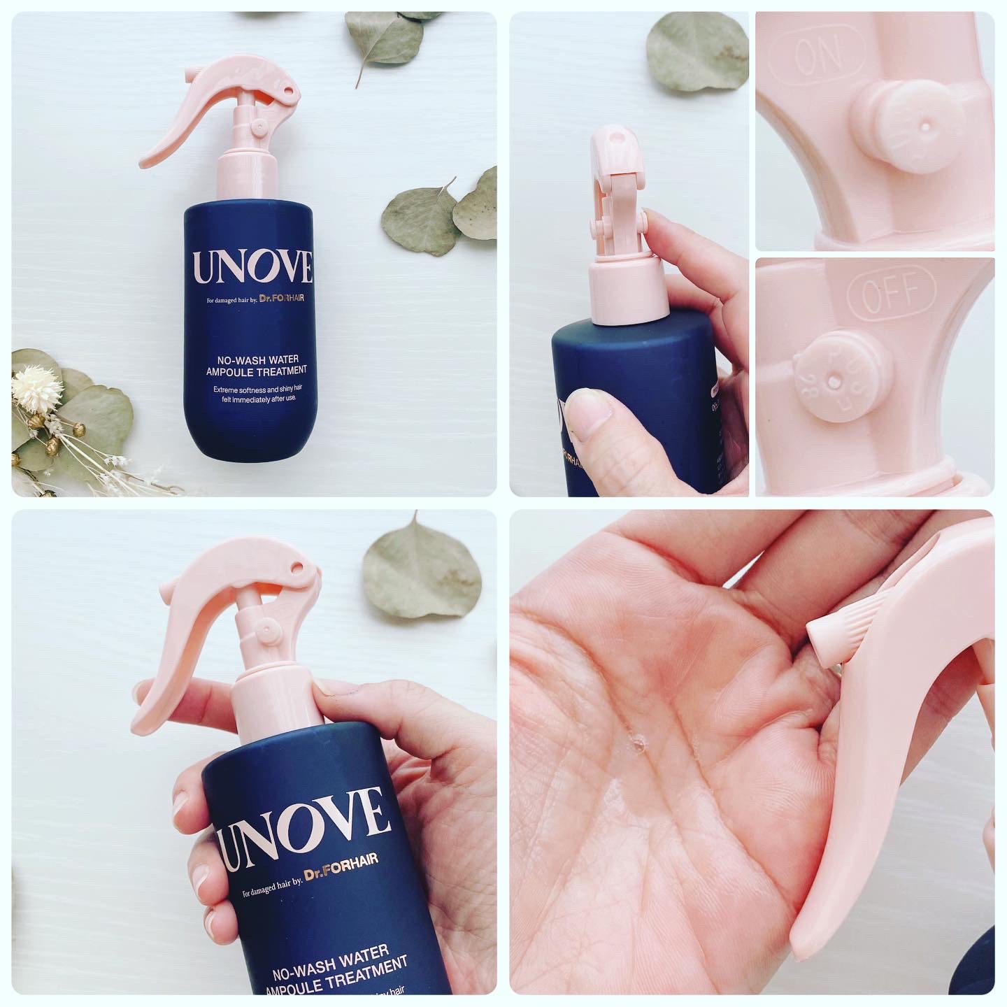 ノーウォッシュウォーターセラムトリートメント/UNOVE/ヘアトリートメントを使ったクチコミ（3枚目）