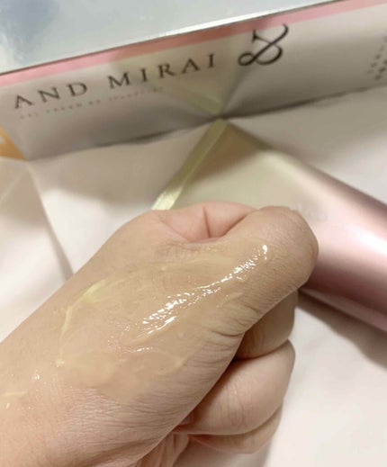 スキン アップ ジェルクリームEX/AND MIRAI/オールインワン化粧品を使ったクチコミ(3枚目)