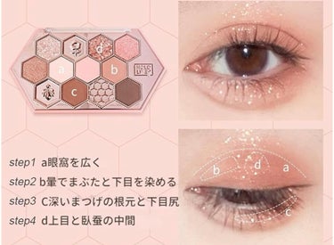 HONEYCOMB PALETTE/HOLDLIVE/パウダーアイシャドウを使ったクチコミ（2枚目）