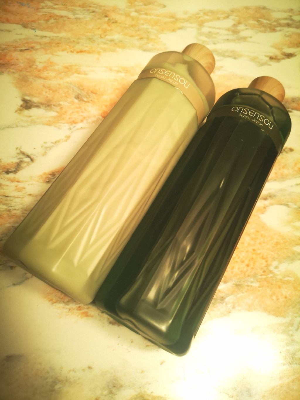 温泉藻配合頭皮ケアシャンプー／トリートメント/ONSENSOU/市販シャンプーを使ったクチコミ（3枚目）