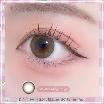 Majette 1day/Majette/ワンデー(1DAY)カラコンを使ったクチコミ(2枚目)