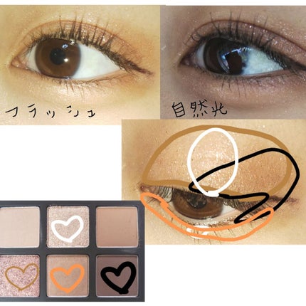 ハート プレイカラーアイズ/ETUDE/アイシャドウパレットを使ったクチコミ(4枚目)