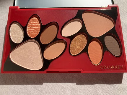 トラ十色アイシャドウパレット/COLORKEY/アイシャドウパレットを使ったクチコミ(2枚目)