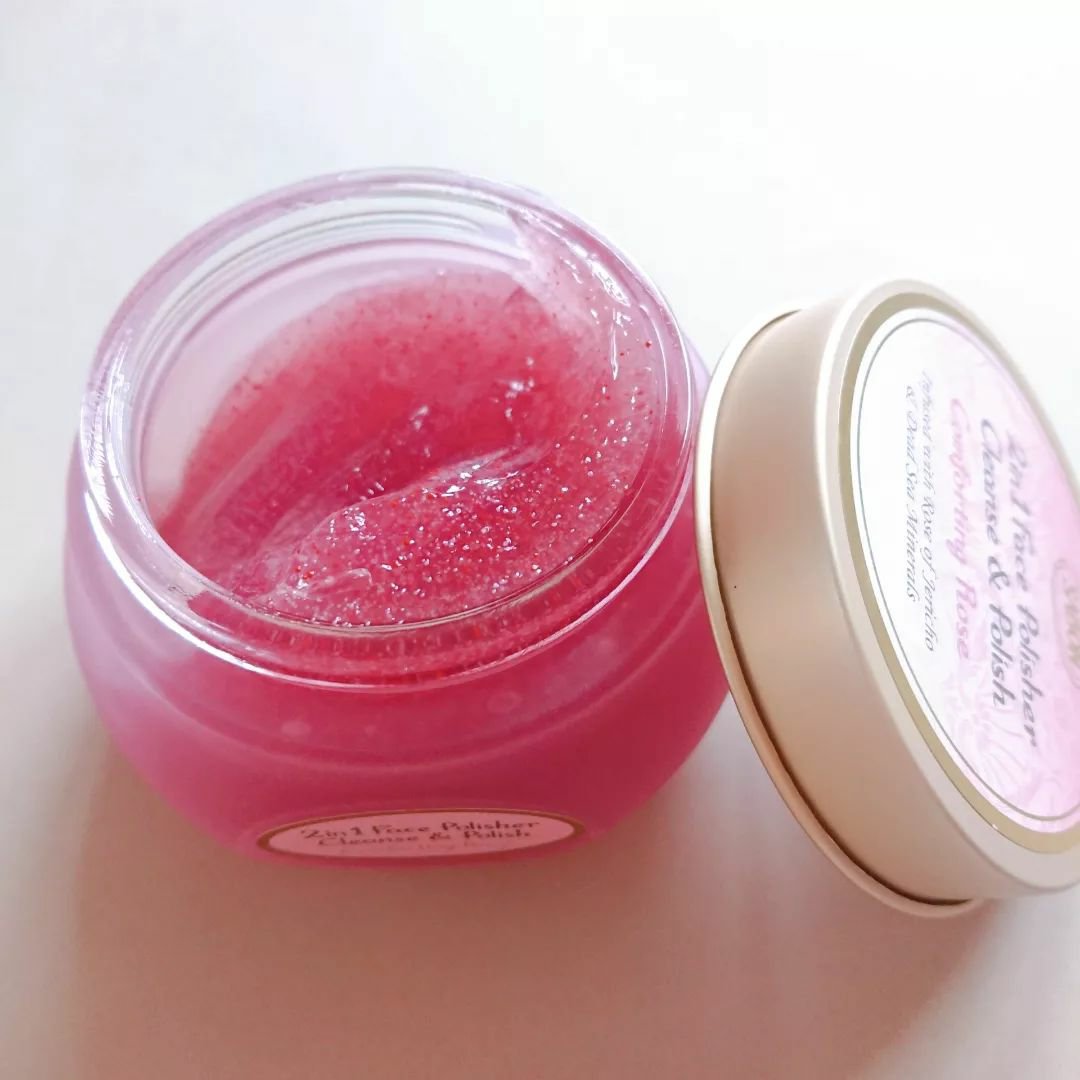 フェイスポリッシャー コンフォーティング・ローズ/SABON/スクラブ・ゴマージュを使ったクチコミ（2枚目）