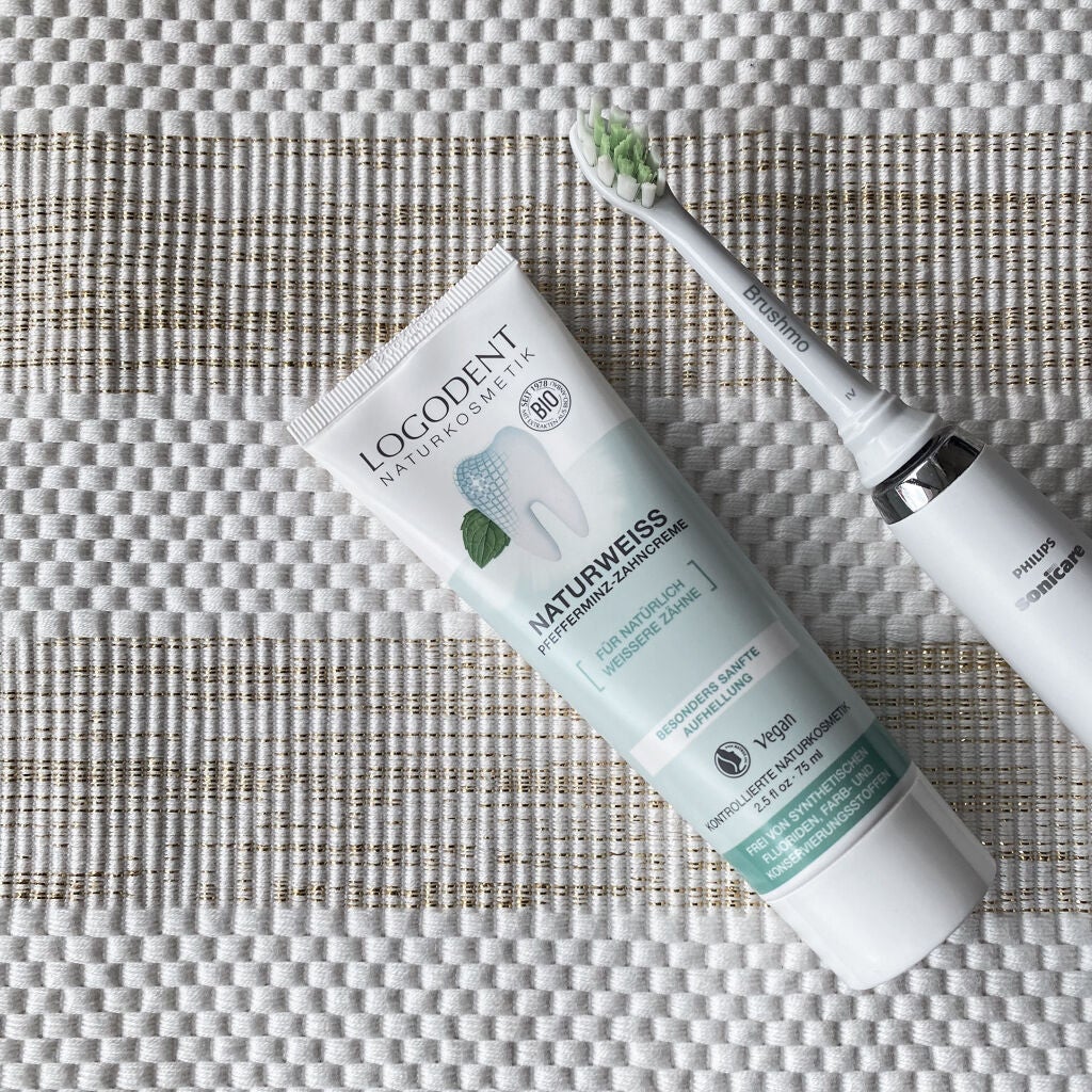 ナチュラルホワイトはみがき/ロゴナ/歯磨き粉を使ったクチコミ(1枚目)