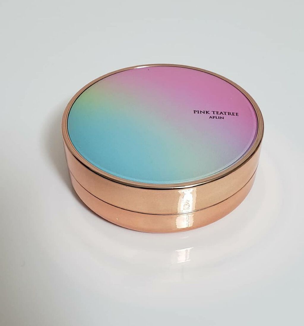 ピンクティーツリーカバークッション/APLIN/クッションファンデーションを使ったクチコミ(2枚目)