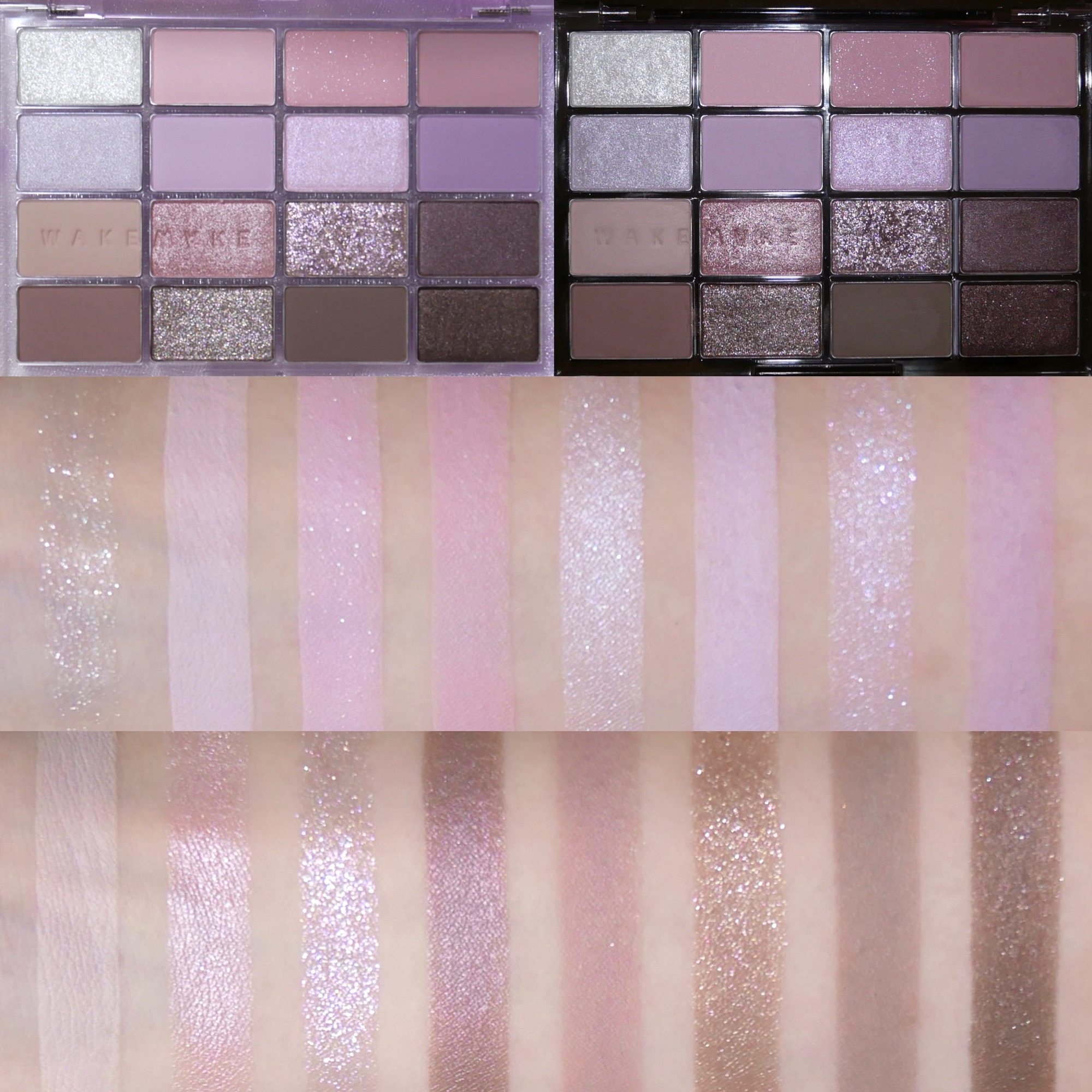 ソフトブラーリングアイパレット/wakemake/アイシャドウパレットを使ったクチコミ（2枚目）