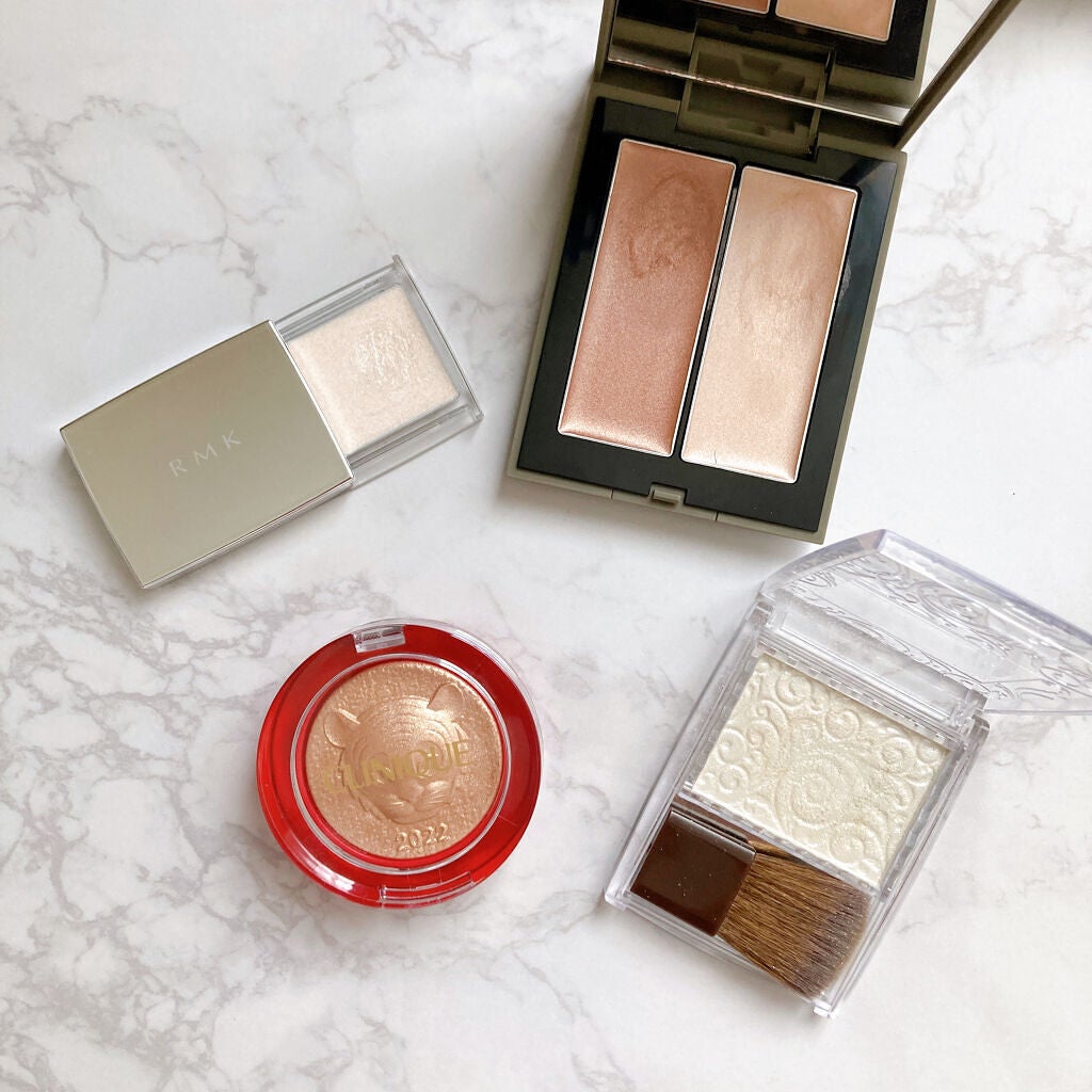 THREE シマリング グロー デュオ/THREE/クリームハイライトを使ったクチコミ(1枚目)