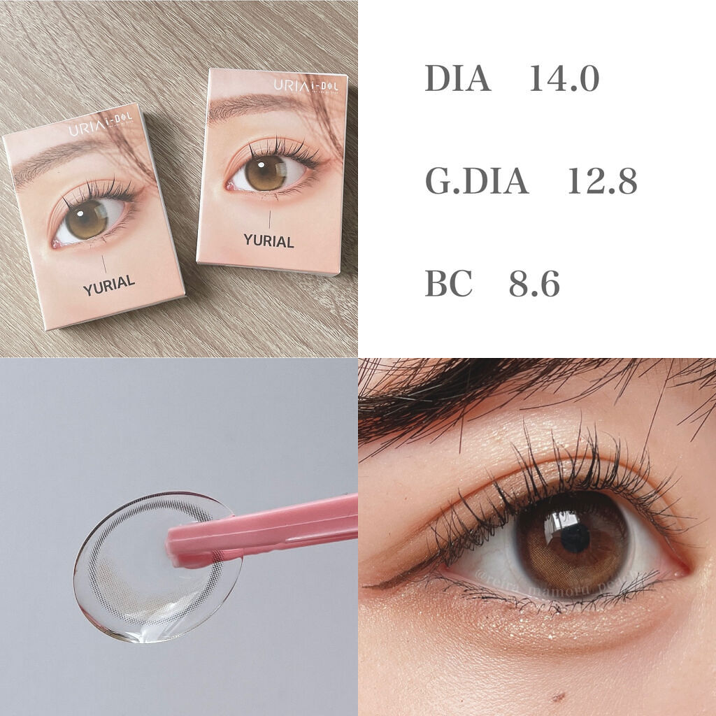 YURIAL Monthly/i-DOL/カラーコンタクトレンズを使ったクチコミ（3枚目）
