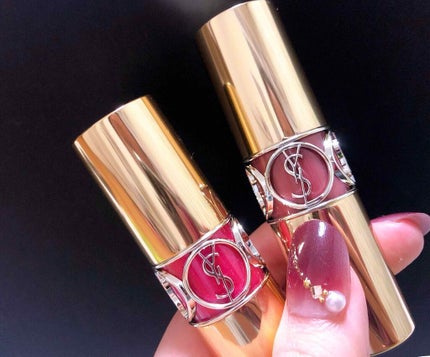 ルージュ ヴォリュプテ シャイン/YVES SAINT LAURENT BEAUTE/口紅を使ったクチコミ(2枚目)