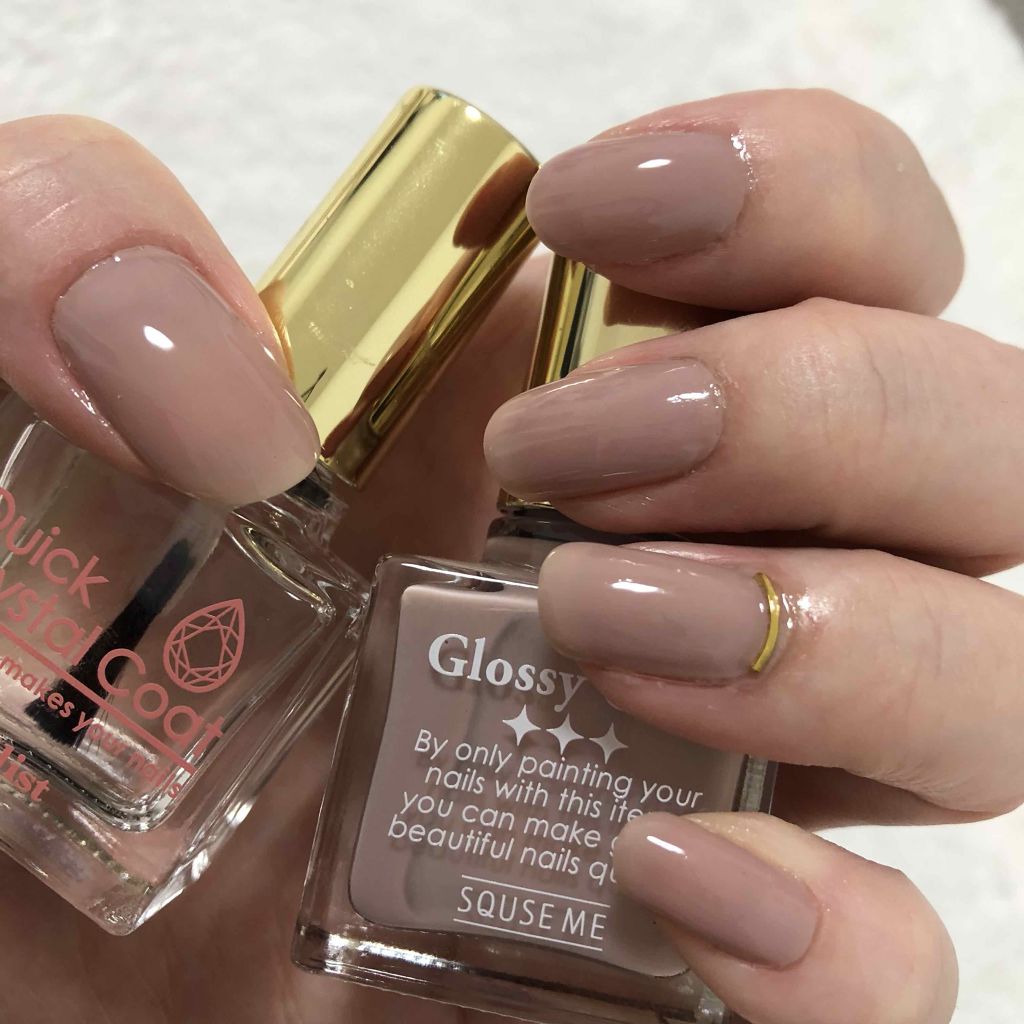 クイッククリスタルコート/ネイリスト/ネイルトップコートを使ったクチコミ（1枚目）