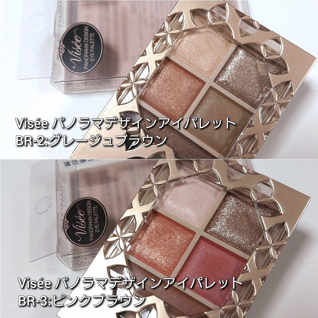パノラマデザイン アイパレット/Visée/アイシャドウパレットを使ったクチコミ(2枚目)