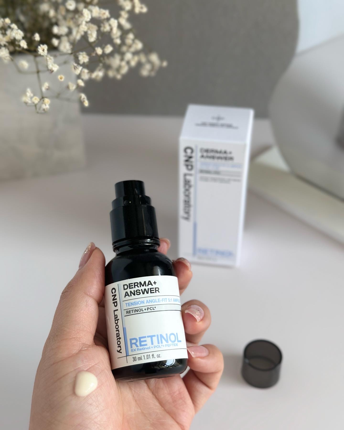 ダーマアンサー RETINOL テンションアングルフィットアンプル/CNP Laboratory/美容液を使ったクチコミ（3枚目）