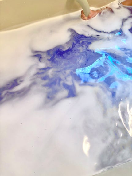 バブ モンスターバブルMEGA級 マーブル泡 ラベンダーカクテルの香り/バブ/炭酸系入浴剤を使ったクチコミ(8枚目)
