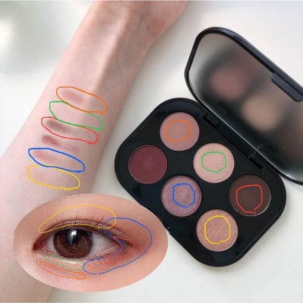 コネクト イン カラー アイシャドウ パレット × 6/M・A・C/アイシャドウパレットを使ったクチコミ(3枚目)