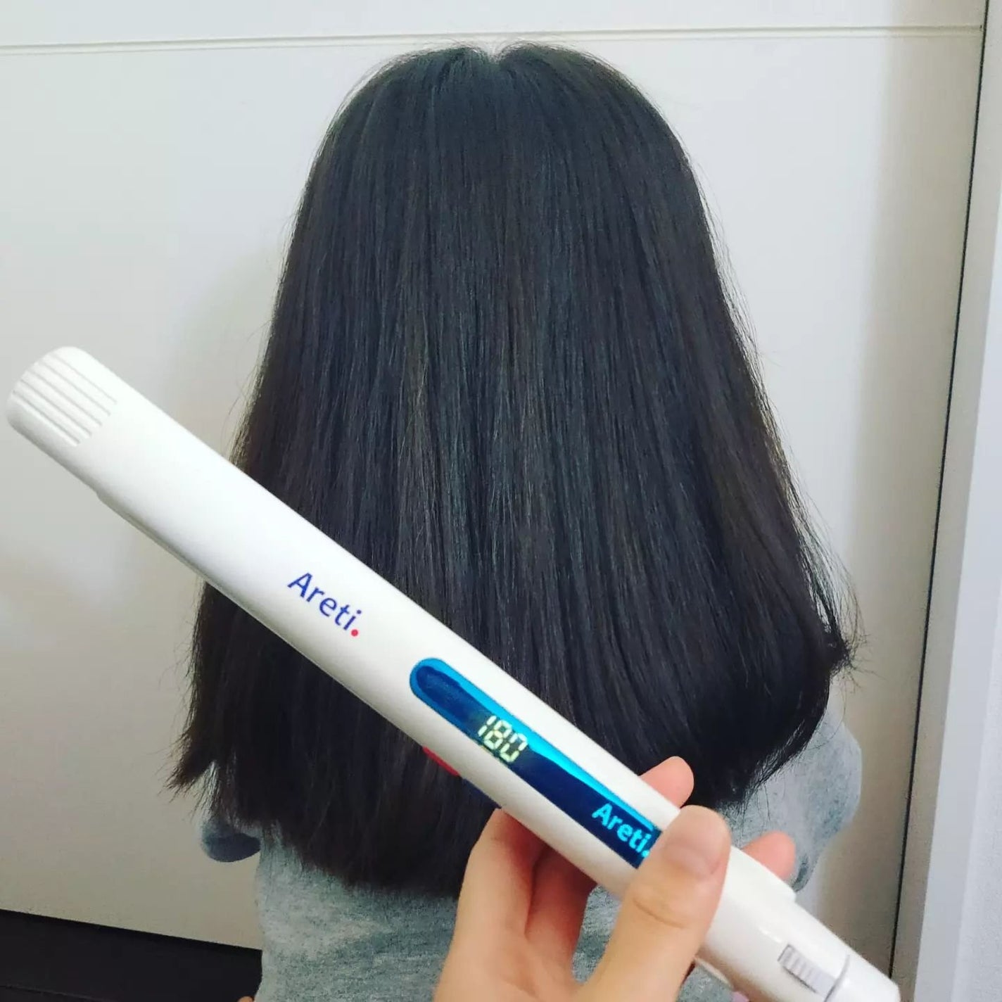オールマイティ 純セラミックハイブリッド ストレートアイロン/Areti./ストレートアイロンを使ったクチコミ(7枚目)
