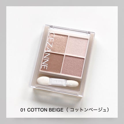 ペールトーンアイシャドウ/CEZANNE/アイシャドウを使ったクチコミ(3枚目)