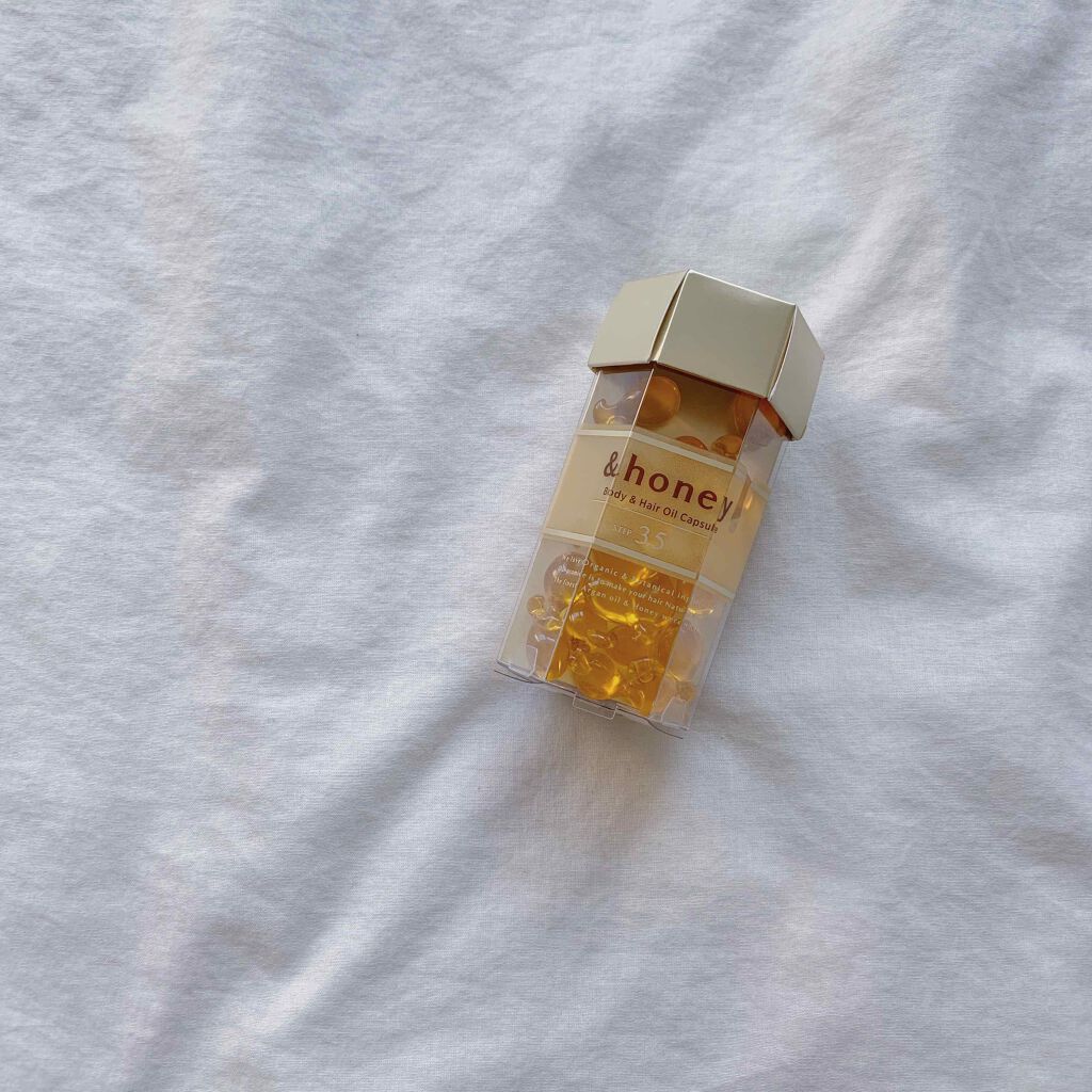 ボディ＆ヘア オイルカプセル 3.5/&honey/ヘアオイルを使ったクチコミ（2枚目）