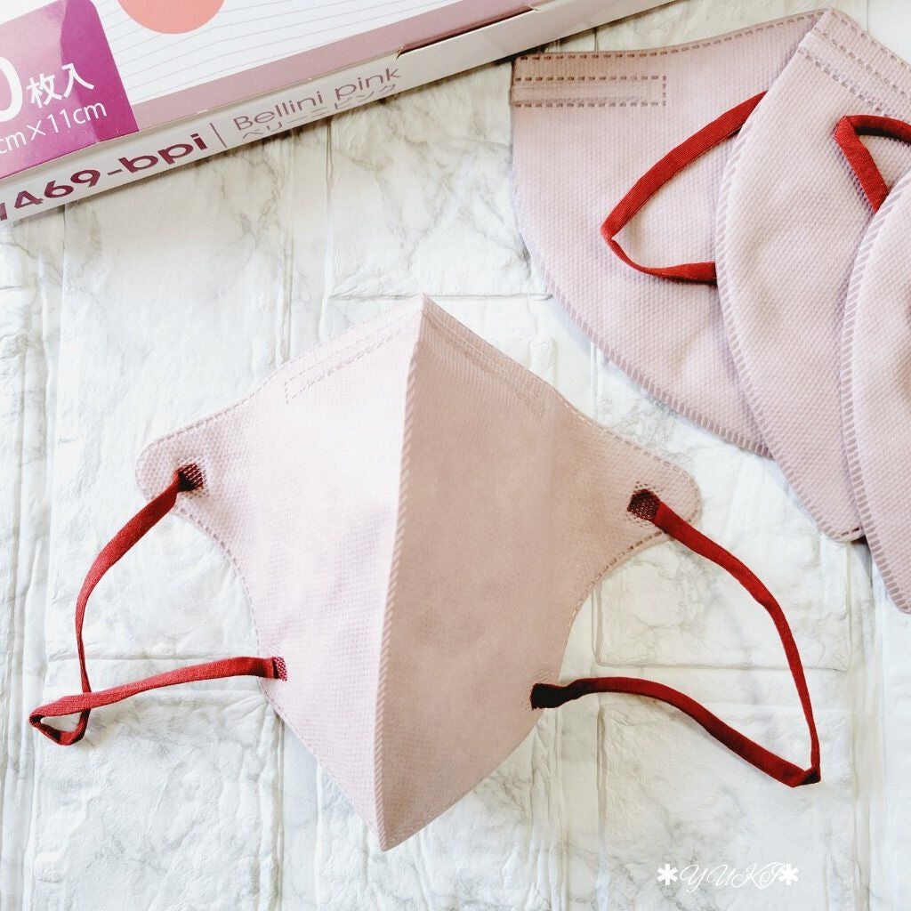 yuki on LIPS 「#MASK𖤐´-/こちらはまた違う日に付けたマスク♡バイカラー..」(5枚目)