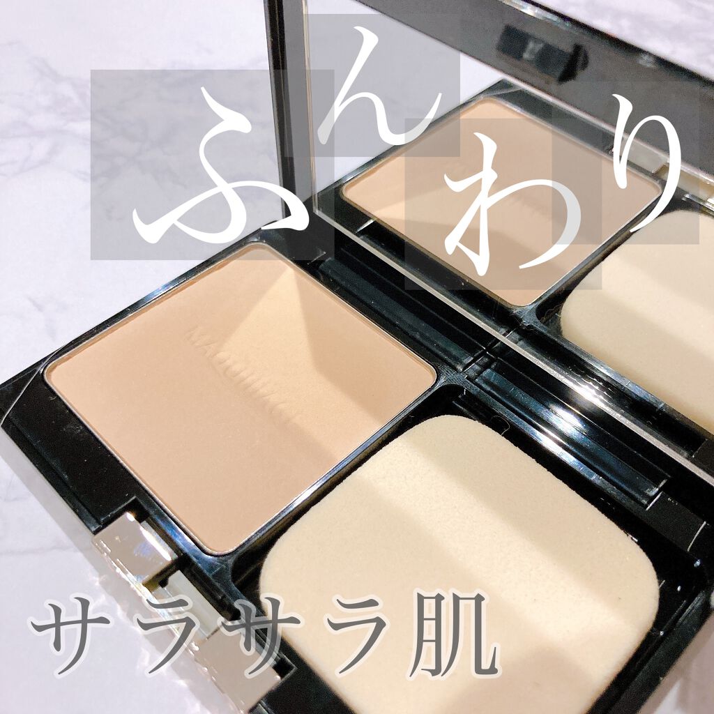 ドラマティックフェイスパウダー パフ/マキアージュ/プレストパウダーを使ったクチコミ（1枚目）