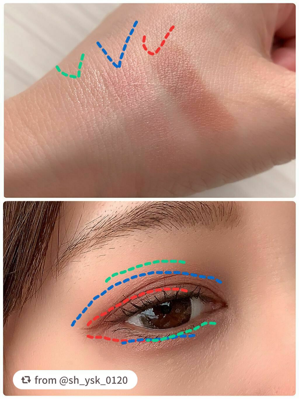 トーンアップアイシャドウ/CEZANNE/アイシャドウパレットを使ったクチコミ(4枚目)