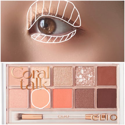 プロ アイ パレット 03 CORAL TALK / CLIO(クリオ) | LIPS プロ アイ パレット 03 CORAL TALK / CLIO(クリオ) | LIPS