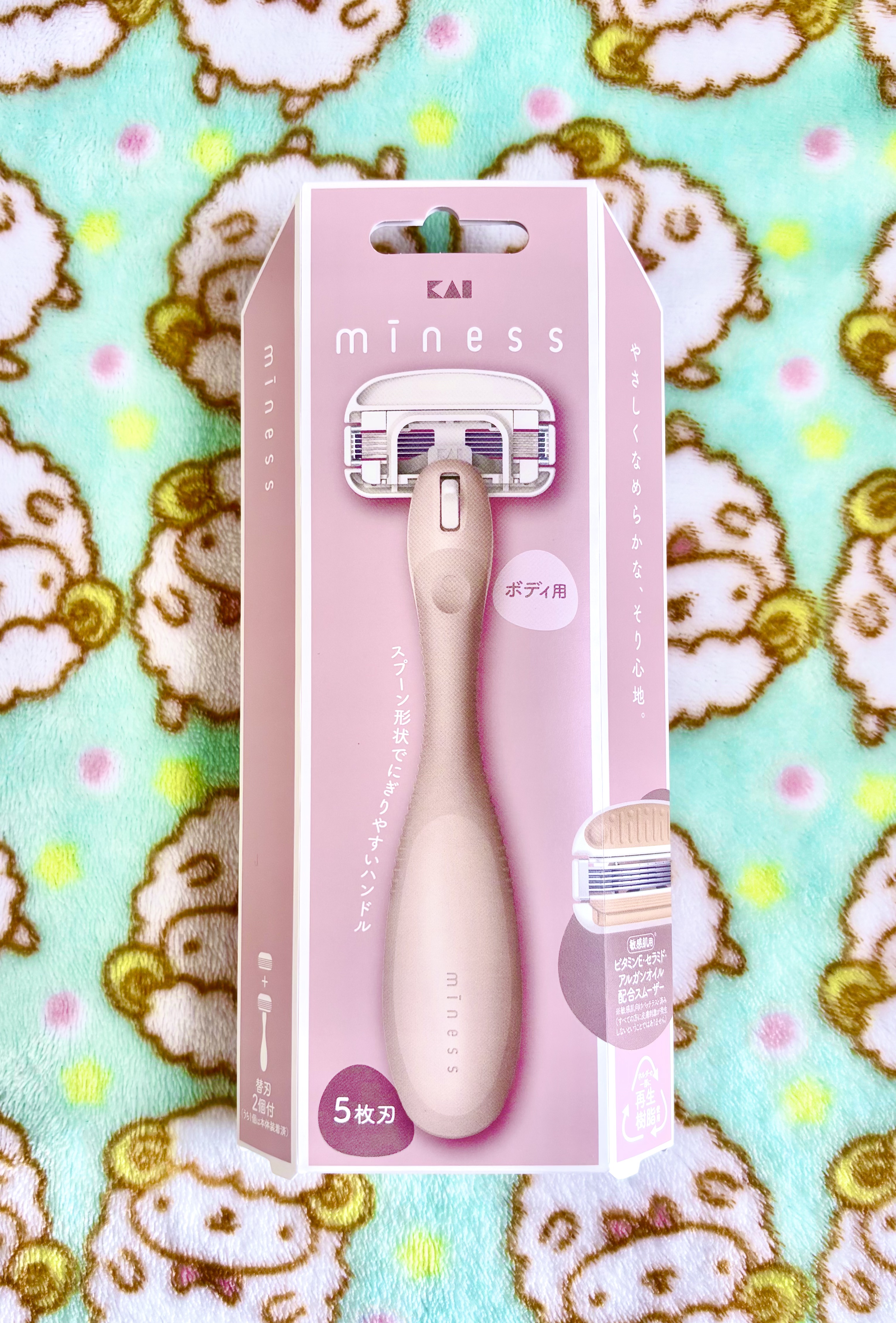 miness ボディ用カミソリ 替刃2個付/貝印/シェーバーを使ったクチコミ（1枚目）