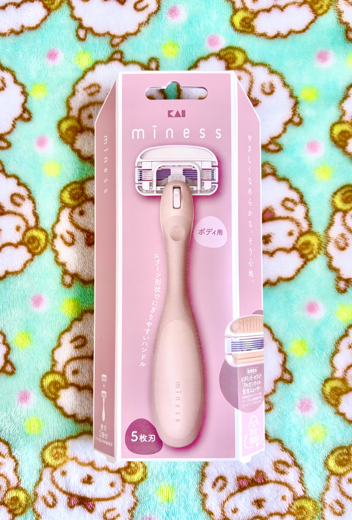 miness ボディ用カミソリ 替刃2個付/貝印/シェーバーを使ったクチコミ(1枚目)